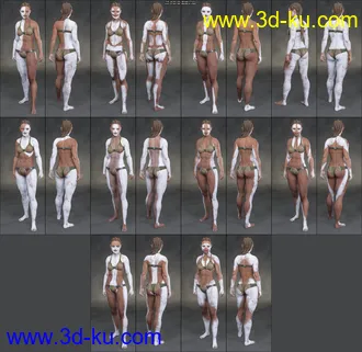 Aki Bodypaints Vol 1 for Genesis 8 Female(s)模型的图片3