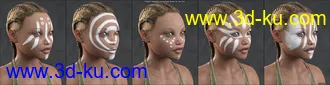 3D打印模型Aki Bodypaints Vol 1 for Genesis 8 Female(s)的图片