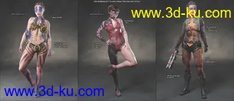 Aki Bodypaints Vol 1 for Genesis 8 Female(s)模型的图片17