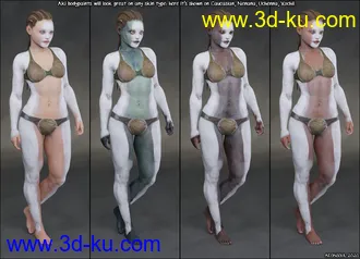 Aki Bodypaints Vol 1 for Genesis 8 Female(s)模型的图片18