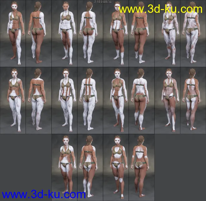 Aki Bodypaints Vol 2 for Genesis 8 Female(s)模型的图片3