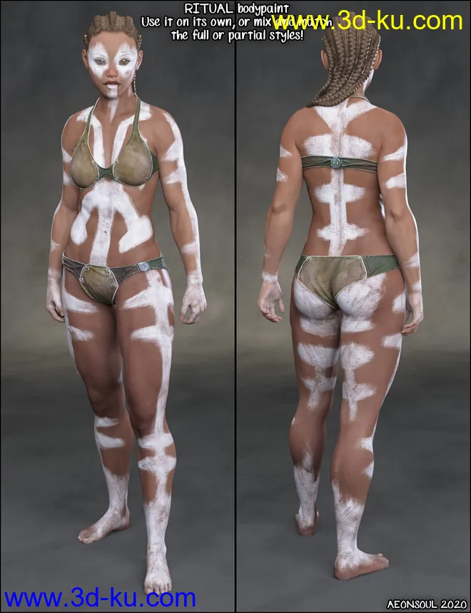 Aki Bodypaints Vol 2 for Genesis 8 Female(s)模型的图片4