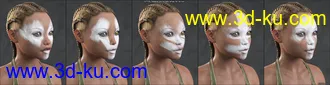 3D打印模型Aki Bodypaints Vol 2 for Genesis 8 Female(s)的图片