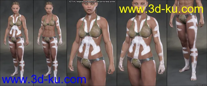 Aki Bodypaints Vol 2 for Genesis 8 Female(s)模型的图片6