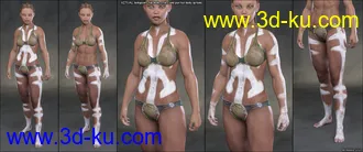 3D打印模型Aki Bodypaints Vol 2 for Genesis 8 Female(s)的图片