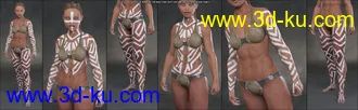 3D打印模型Aki Bodypaints Vol 2 for Genesis 8 Female(s)的图片