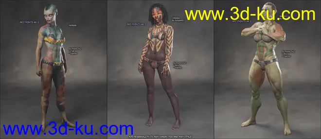 Aki Bodypaints Vol 2 for Genesis 8 Female(s)模型的图片16