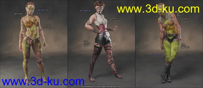 Aki Bodypaints Vol 2 for Genesis 8 Female(s)模型的图片17