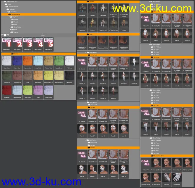 Aki Bodypaints Vol 2 for Genesis 8 Female(s)模型的图片18