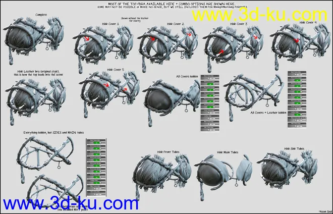 Aki Tribe Scout for Genesis 8 Female(s)模型的图片4