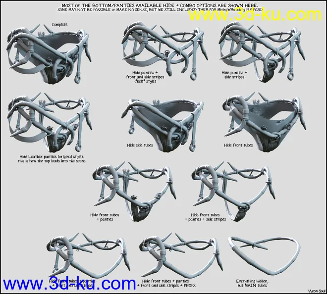 Aki Tribe Scout for Genesis 8 Female(s)模型的图片5