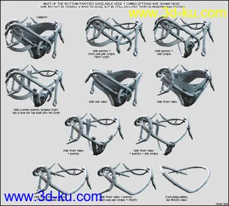 3D打印模型Aki Tribe Scout for Genesis 8 Female(s)的图片