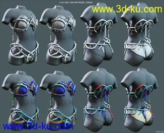 3D打印模型Aki Tribe Scout for Genesis 8 Female(s)的图片