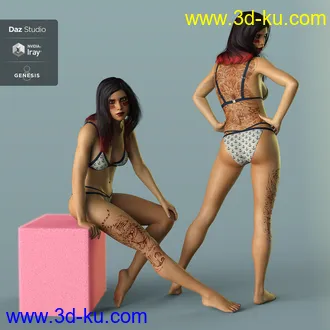 3D打印模型Alanis for Genesis 8 Female的图片