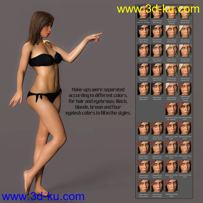 Alanis for Genesis 8 Female模型的图片7