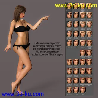 3D打印模型Alanis for Genesis 8 Female的图片