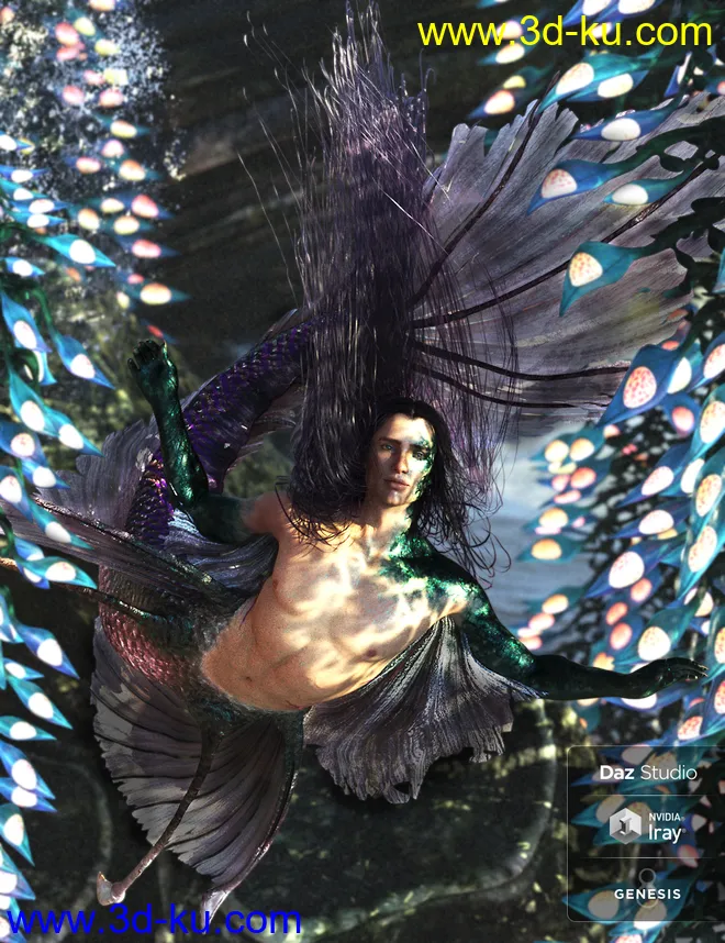 Alascanus Merman Add-Ons模型的图片1
