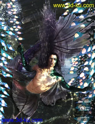 3D打印模型Alascanus Merman Add-Ons的图片