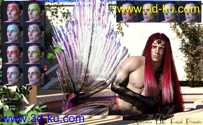 Alascanus Merman Add-Ons模型的图片5