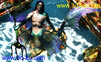3D打印模型Alascanus Merman Add-Ons的图片