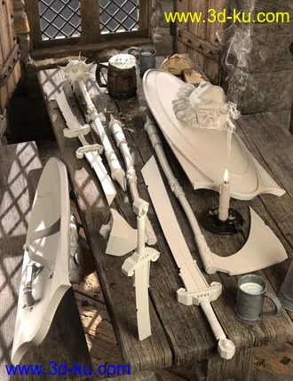 3D打印模型Albion Weapons Collection的图片