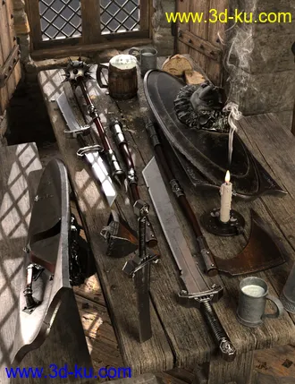 3D打印模型Albion Weapons Collection的图片