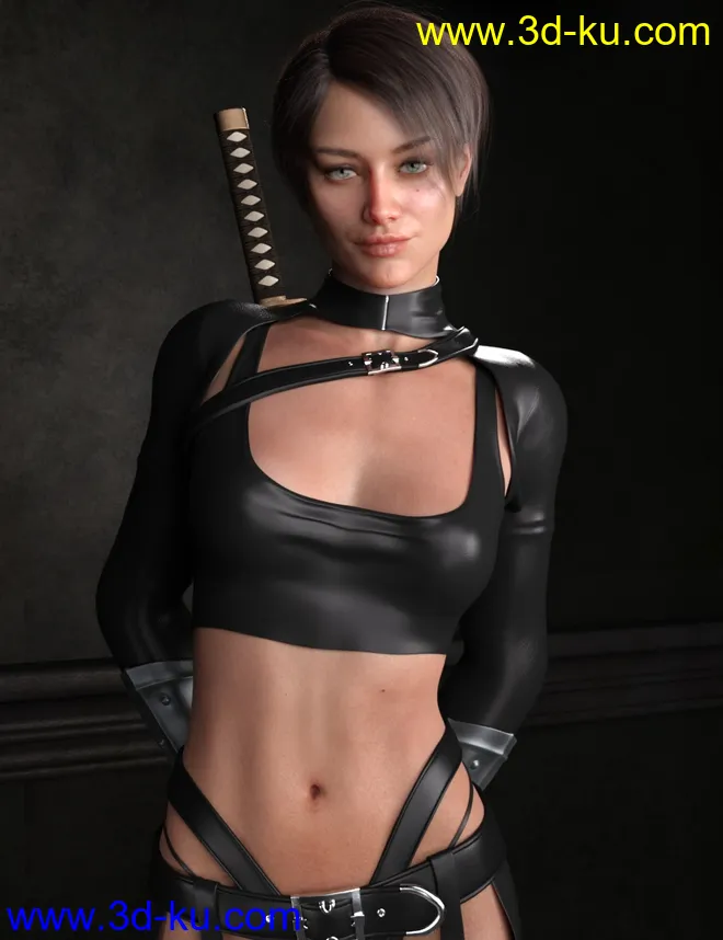 Allegra HD and Expressions for Genesis 8 Female模型的图片2