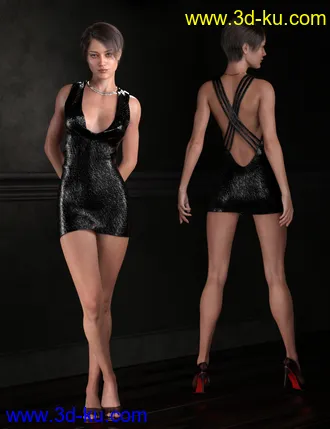 3D打印模型Allegra HD and Expressions for Genesis 8 Female的图片