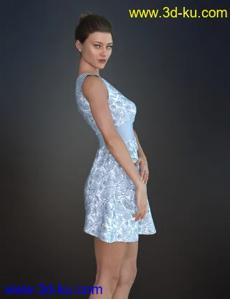 3D打印模型Allegra HD and Expressions for Genesis 8 Female的图片