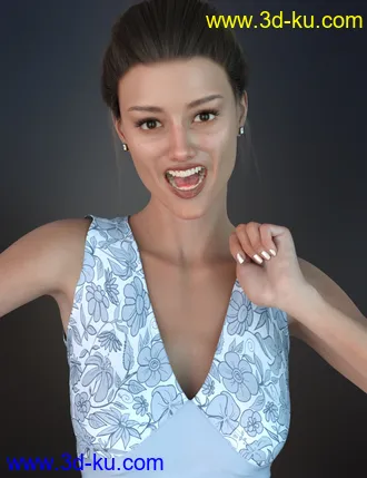 3D打印模型Allegra HD and Expressions for Genesis 8 Female的图片