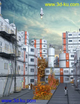 3D打印模型Alpha City的图片