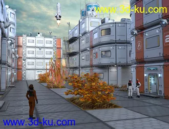 3D打印模型Alpha City的图片