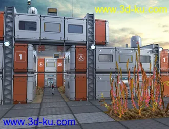 3D打印模型Alpha City的图片