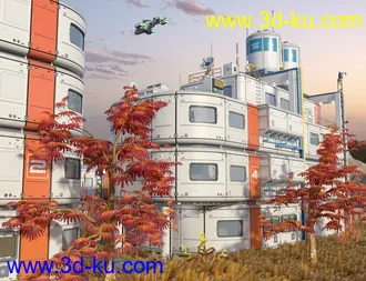 3D打印模型Alpha City的图片
