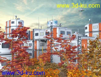 3D打印模型Alpha City的图片