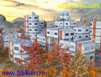 3D打印模型Alpha City的图片