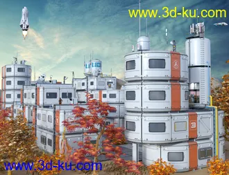 3D打印模型Alpha City的图片