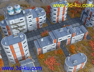 3D打印模型Alpha City的图片