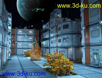 3D打印模型Alpha City的图片