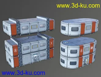 3D打印模型Alpha City的图片