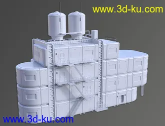3D打印模型Alpha City的图片