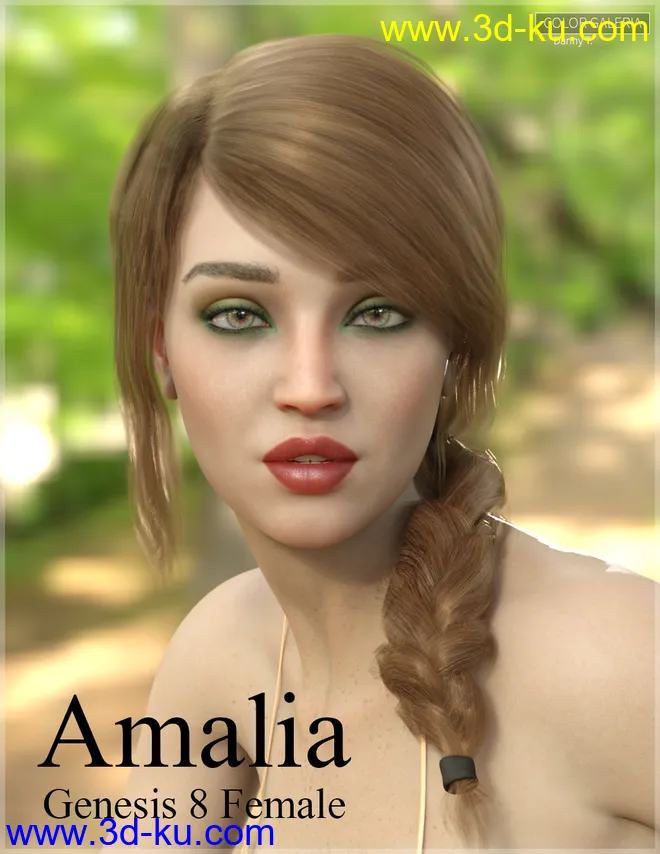 Amalia for Genesis 8 Female模型的图片1