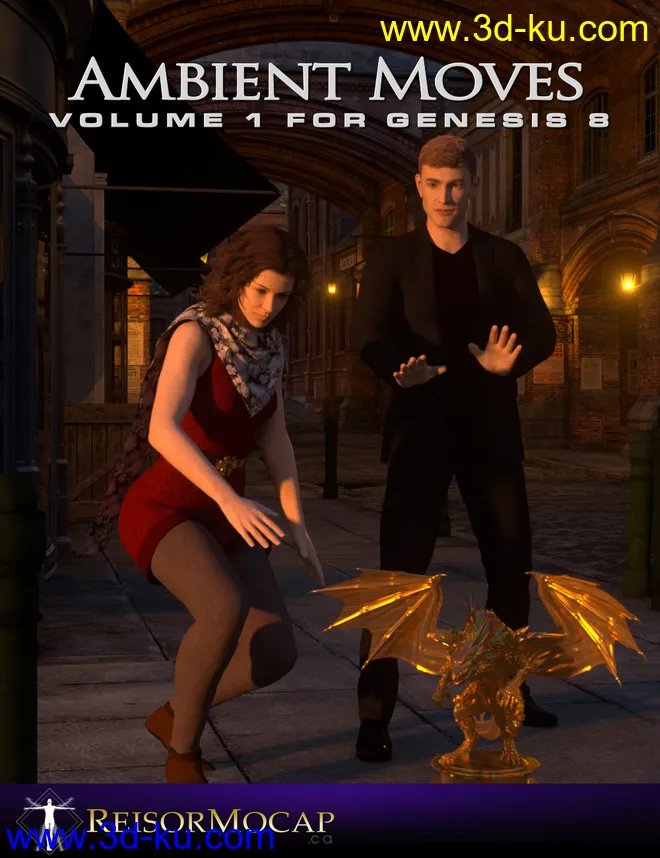 Ambient Moves Volume 1 For Genesis 8模型的图片1