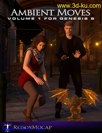 3D打印模型Ambient Moves Volume 1 For Genesis 8的图片