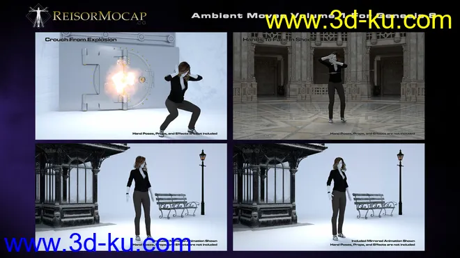 Ambient Moves Volume 1 For Genesis 8模型的图片2