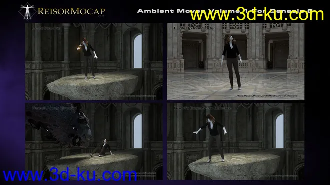 Ambient Moves Volume 1 For Genesis 8模型的图片4