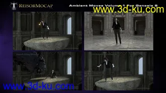 3D打印模型Ambient Moves Volume 1 For Genesis 8的图片