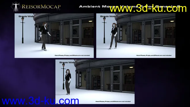 Ambient Moves Volume 1 For Genesis 8模型的图片5