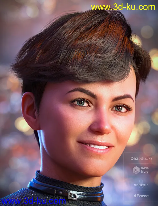 Angharad 8 Hair模型的图片1