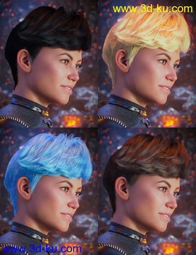 Angharad 8 Hair模型的图片6